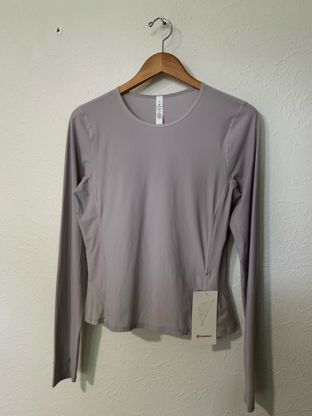 NWT Lululemon Look Ahead Run Long Sleeve Women's Size 8